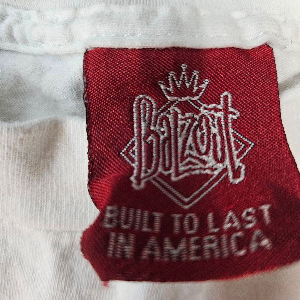 Vtg 1992 Stevie Ray Vaughan Balzout Brockum Shirt L Embroidered Signature - Picture 5 of 8